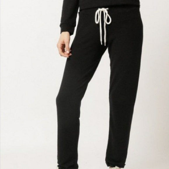 monrow black sweatpants